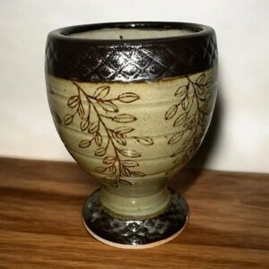 New Vintage Pottery With Candle